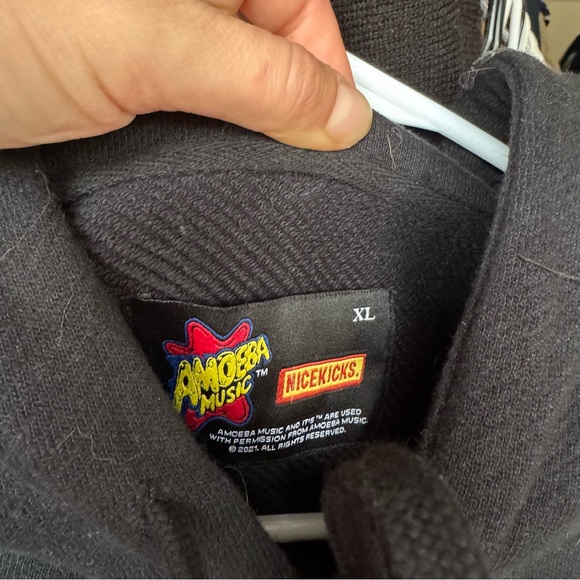 *RARE* AMOEBA MUSIC x NICEKICKS NEW CAPSULE COLLECTION HOODIE STREETWEAR HYPE XL - Picture 5 of 11